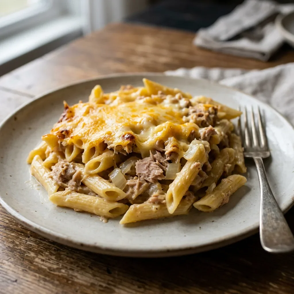 Tuna noodle casserole