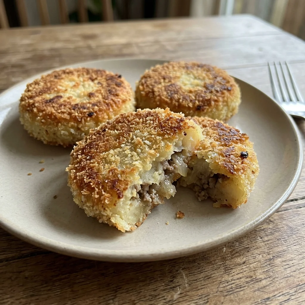 Japanese Korokke-Style Beef Potato Patties