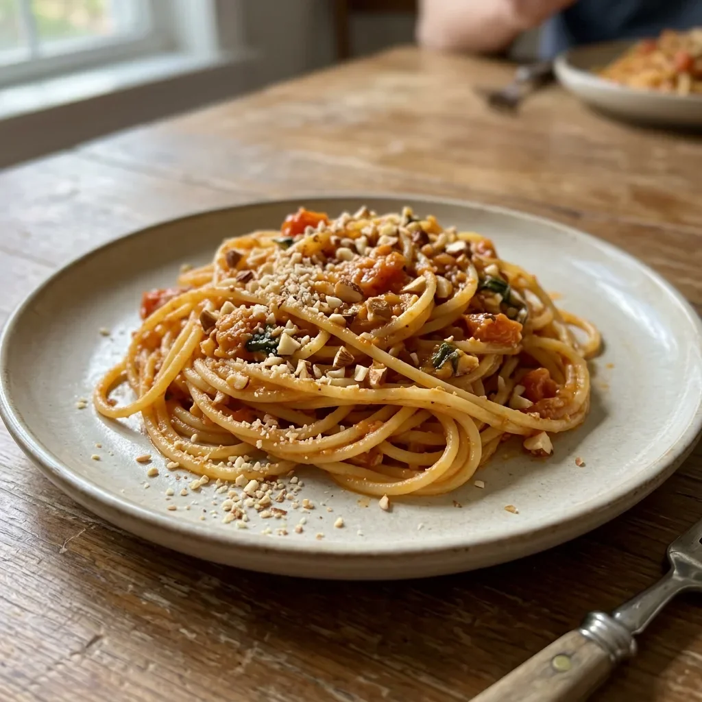 Trapanese Almond Tomato Pasta