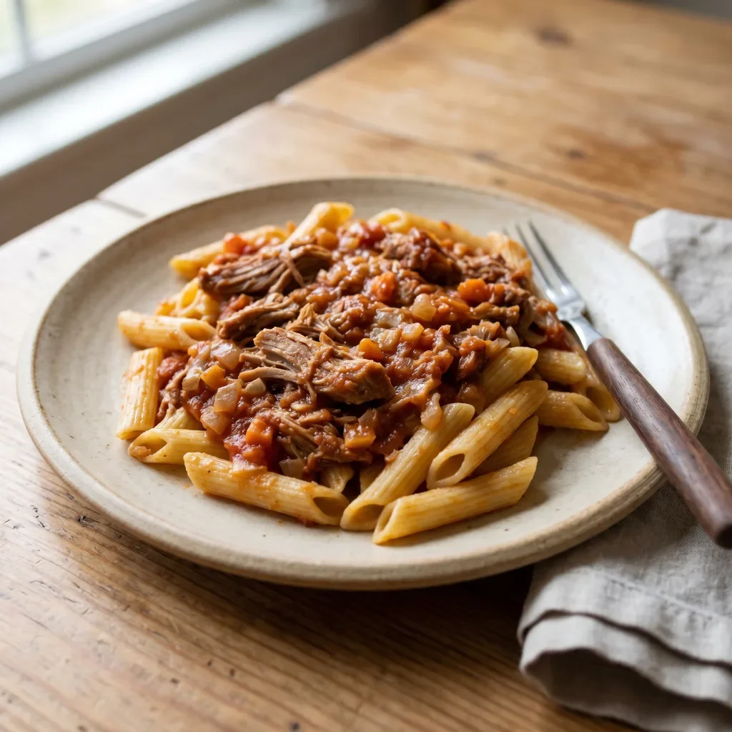 Duck Ragu with Buttered Pasta
