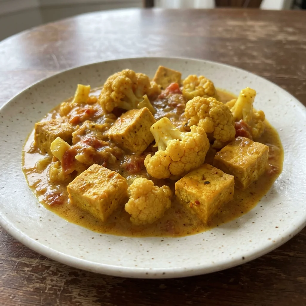Tofu Cauliflower Curry