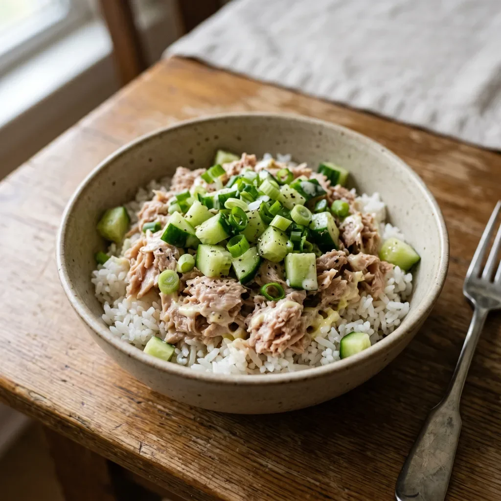 Tuna rice bowl