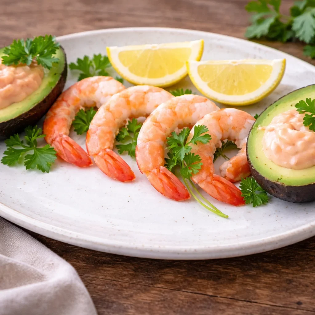 Avocado Salad with Shrimps
