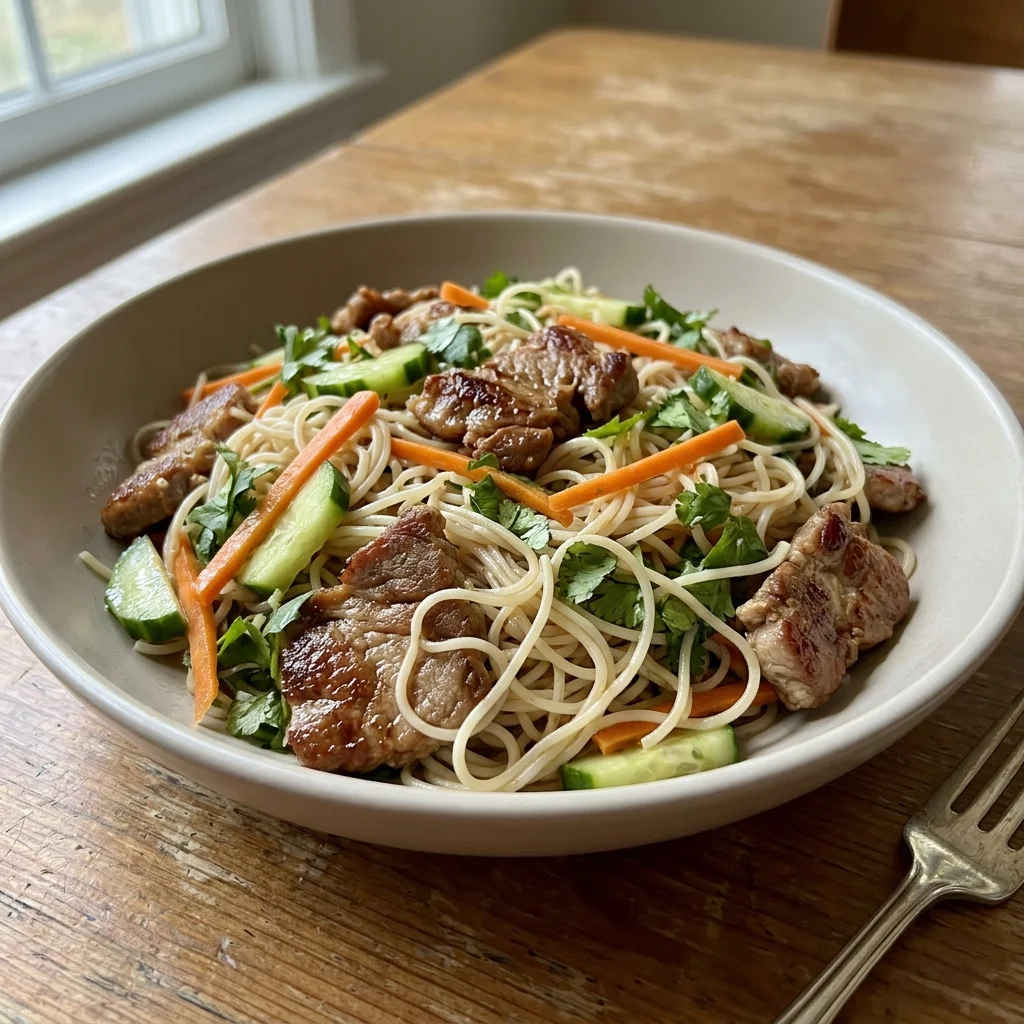 Vietnamese-Style Pork Rice Noodle Salad