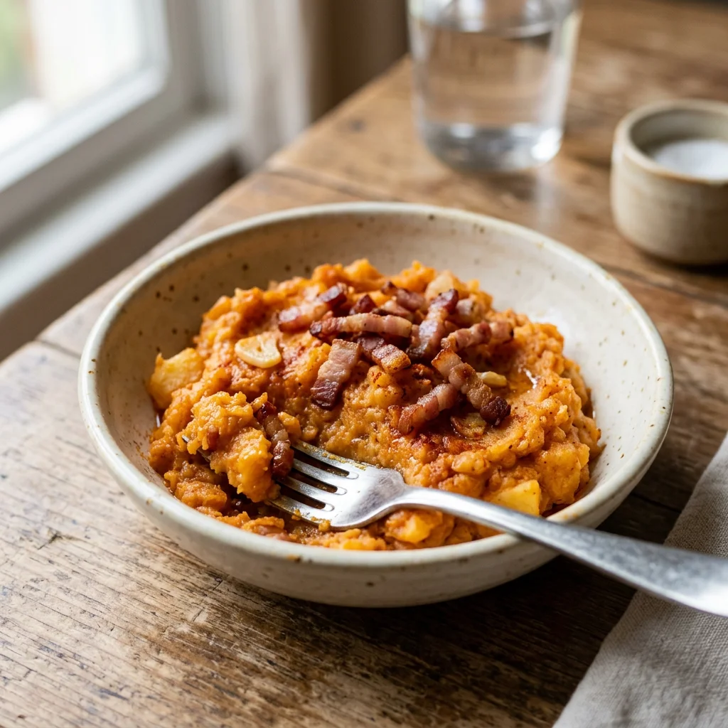 Single Patatas Revolconas with Bacon