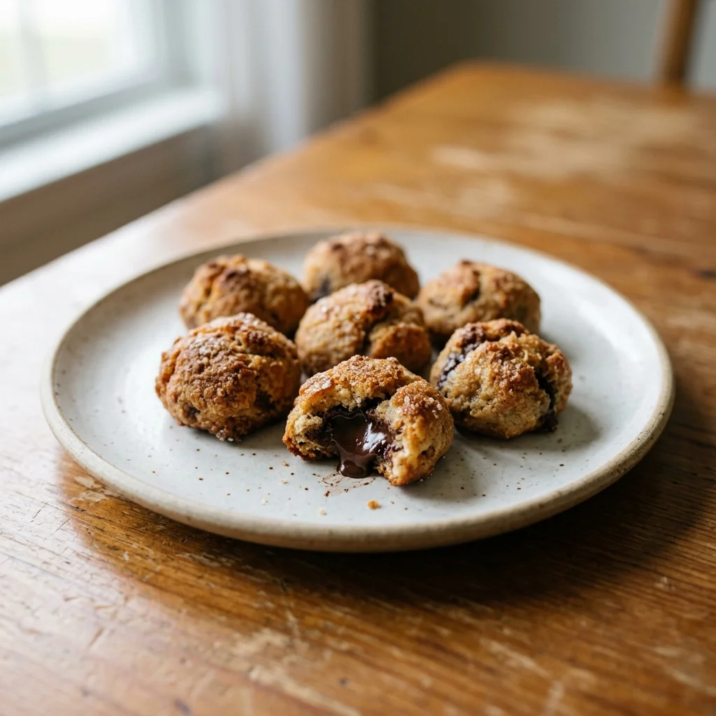 Crispy Chocolate Flour Bites