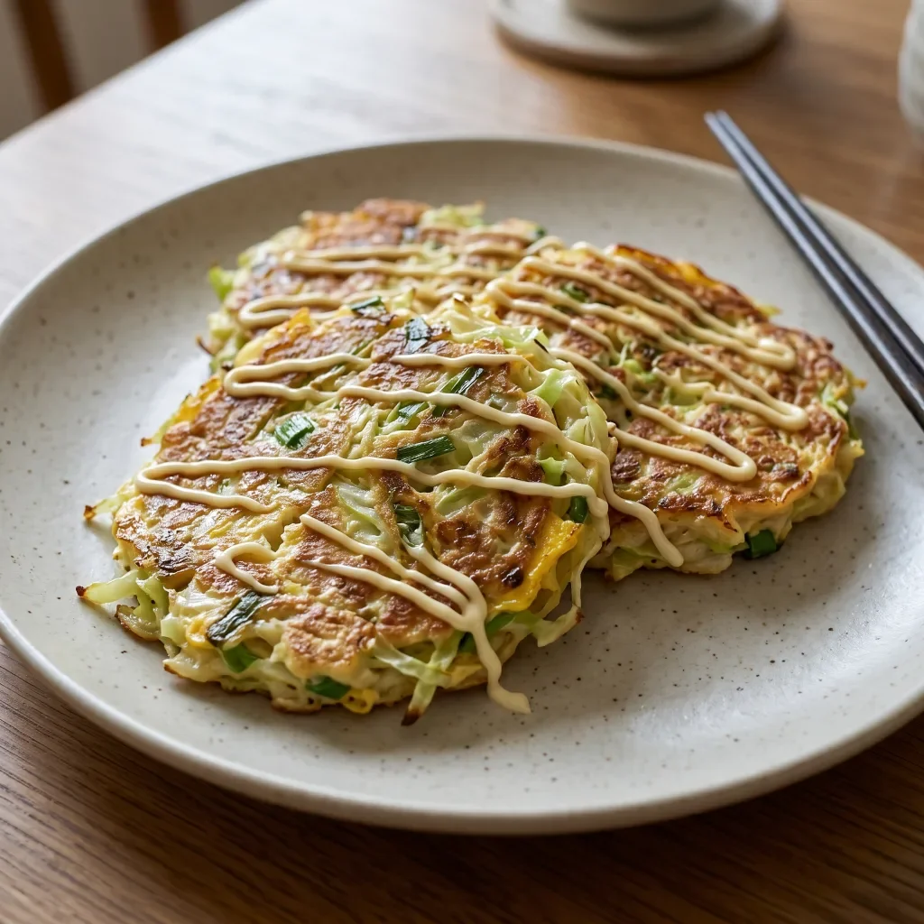 Okonomiyaki Cabbage Pancake