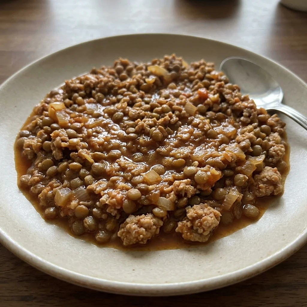 Ground Turkey Lentil Keema Pot