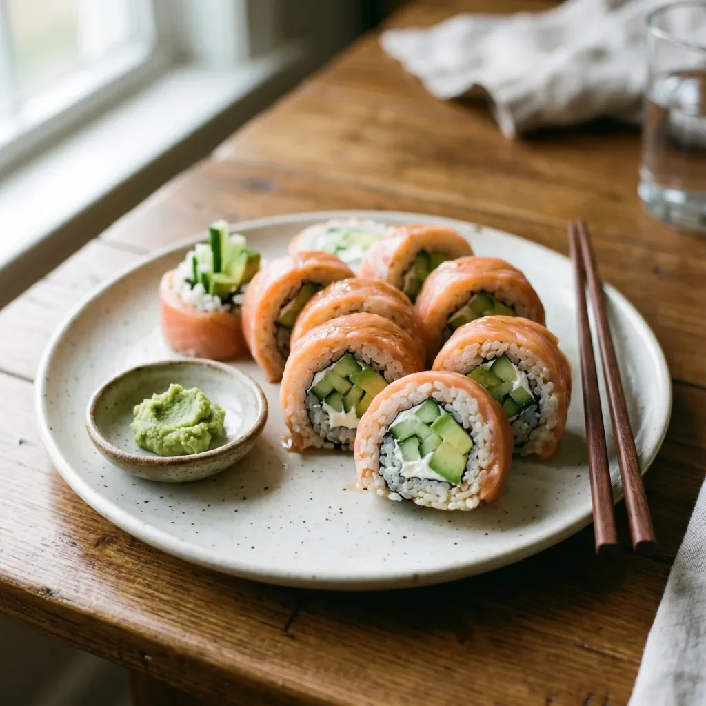 Philadelphia-Style Smoked Salmon Roll