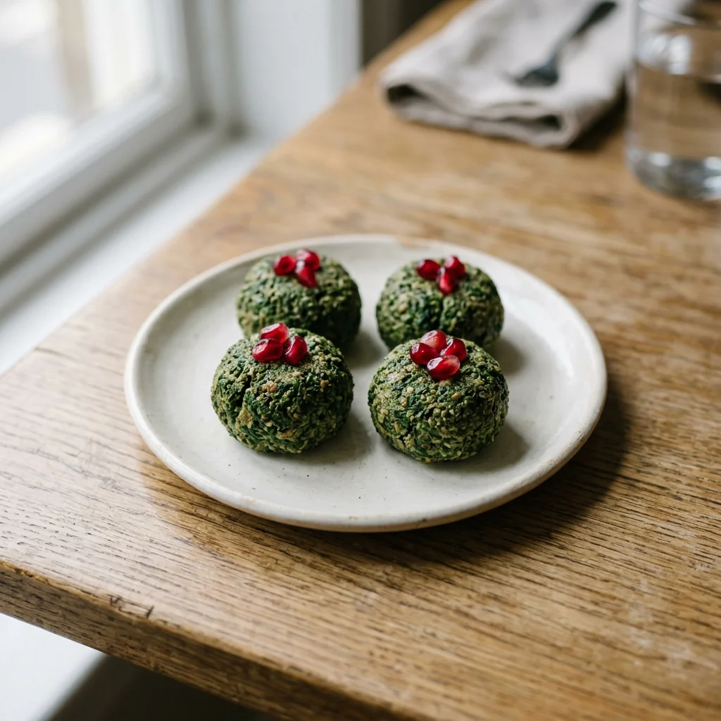 Four Spinach Walnut Pkhali