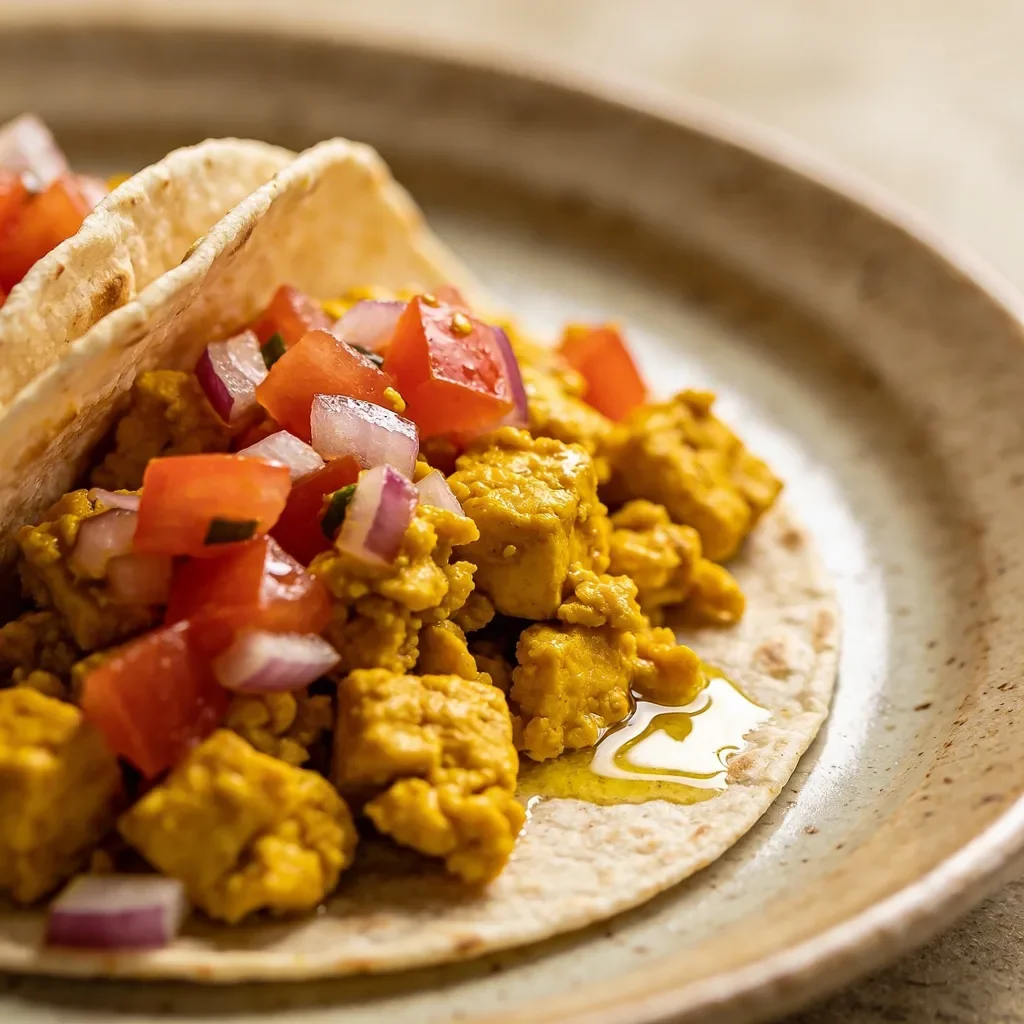 Tofu Scramble Breakfast Tacos