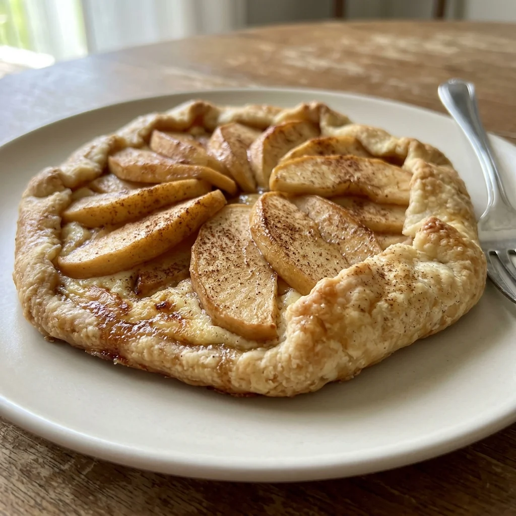 Maple Apple Cream Cheese Galette