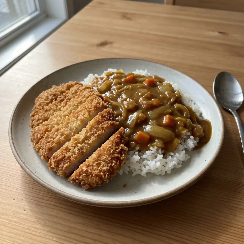 Pork Tonkatsu with Curry Rice