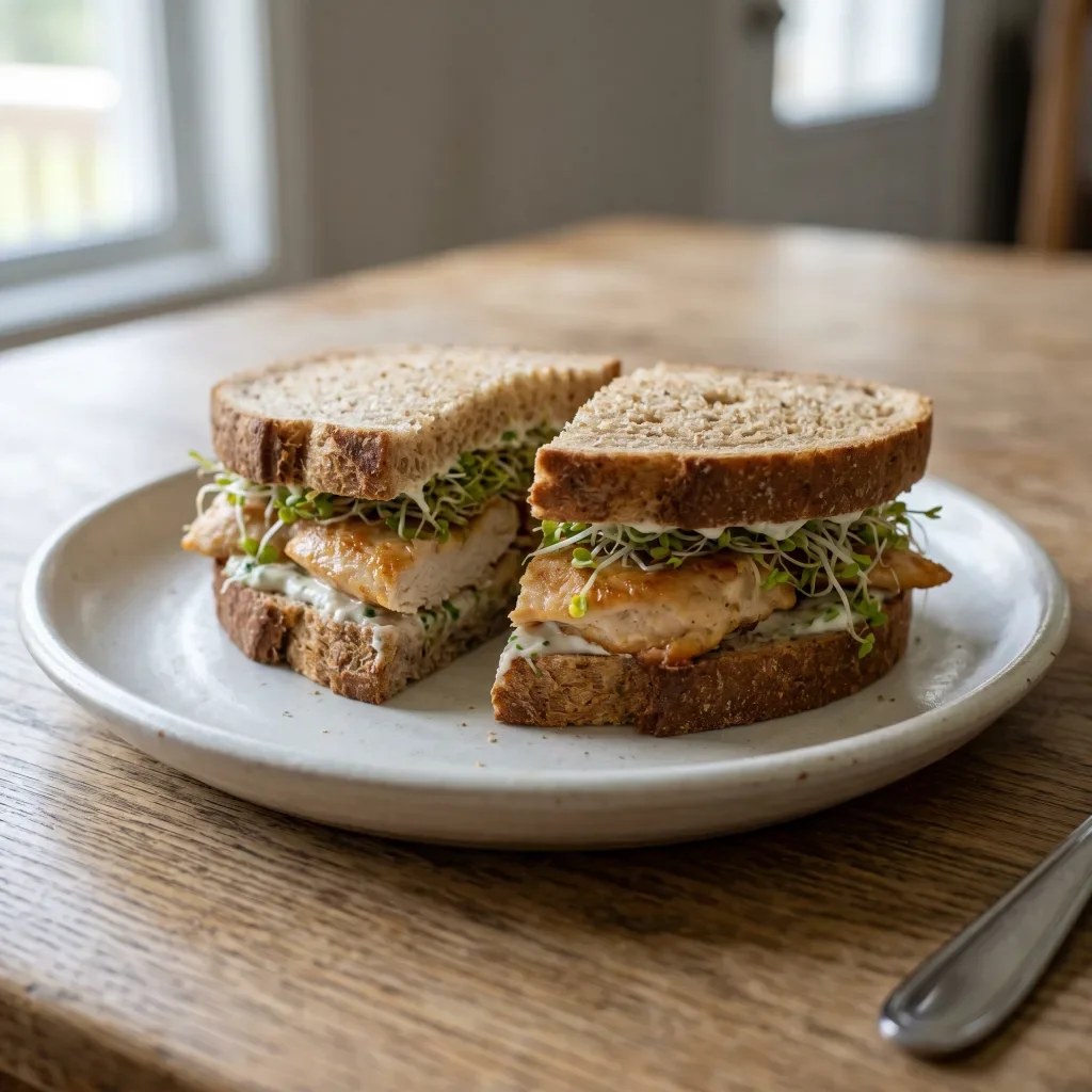 Alfalfa Chicken Yogurt Sandwich