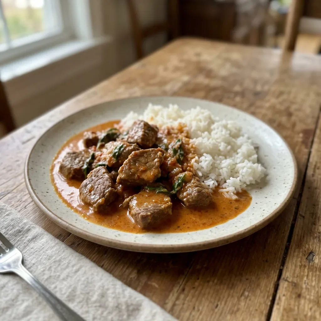 Panang-Style Beef Curry