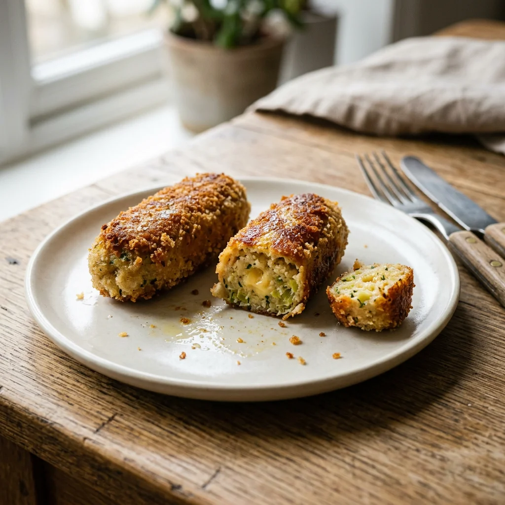 Two Cheddar Leek Glamorgan Sausages
