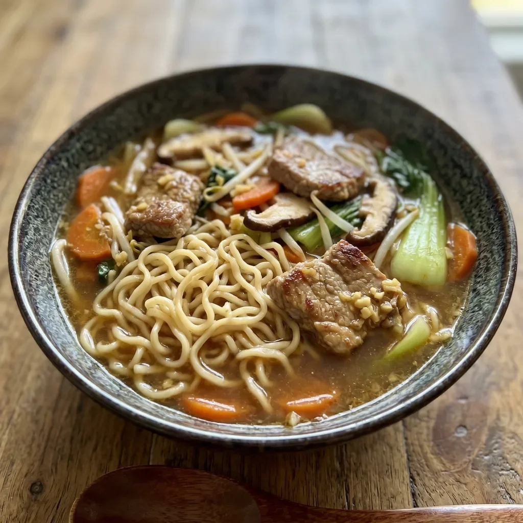 Beef Vegetable Ramen