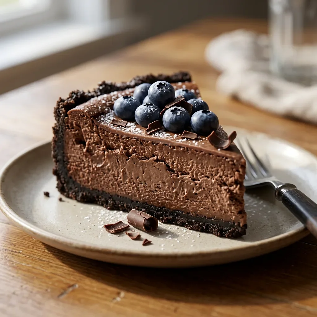 Chocolate cheesecake