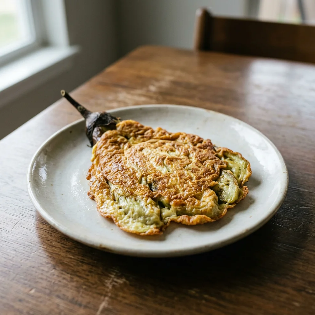 Tortang Talong Eggplant Omelet