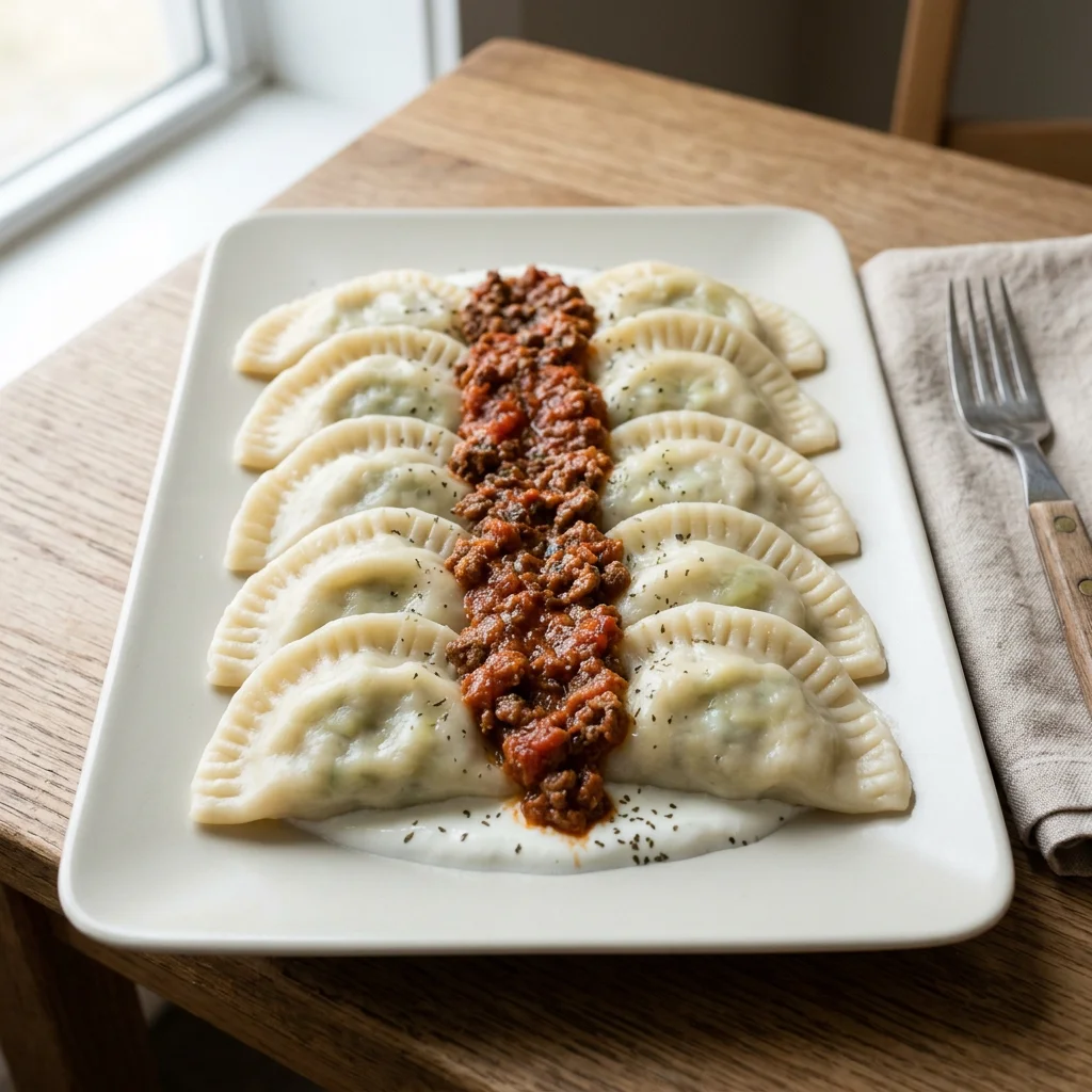 Ten Afghan Aushak Leek Dumplings