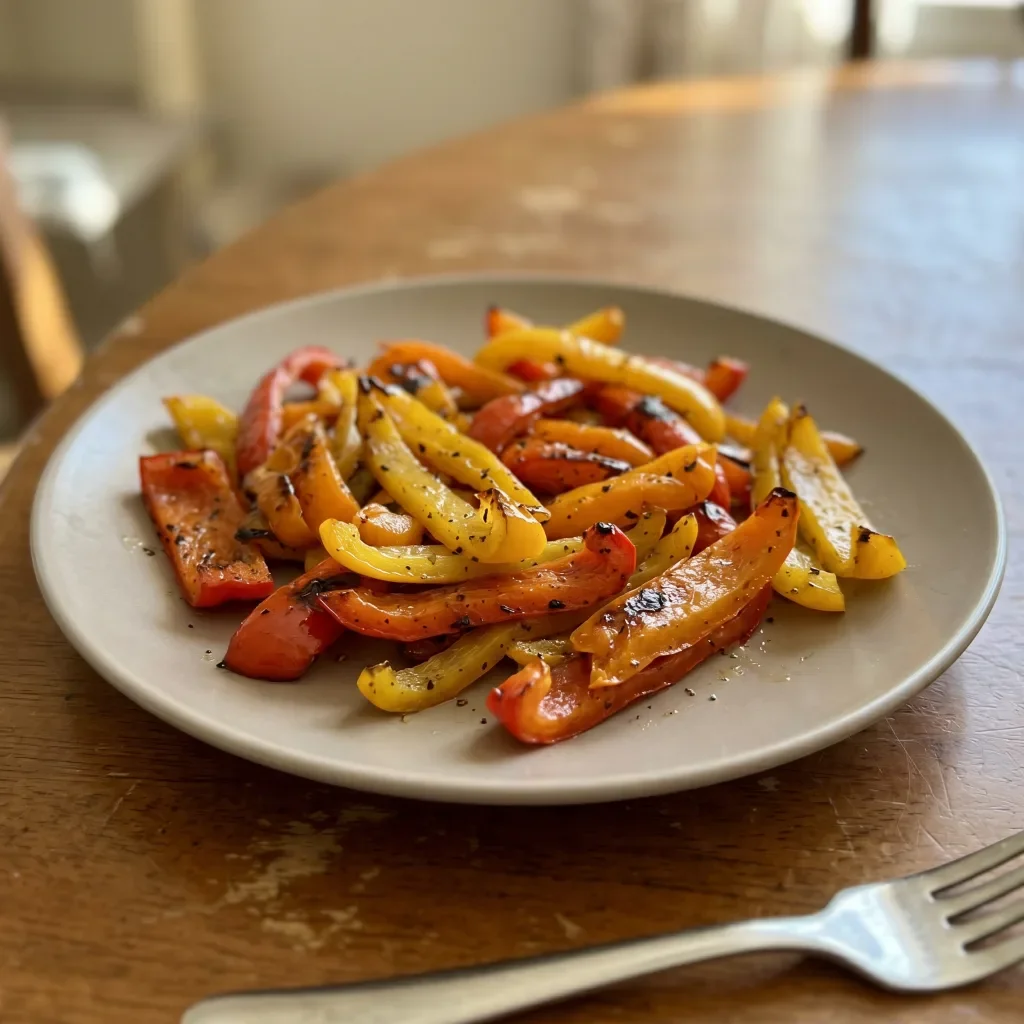 Seared Bell Pepper Strips