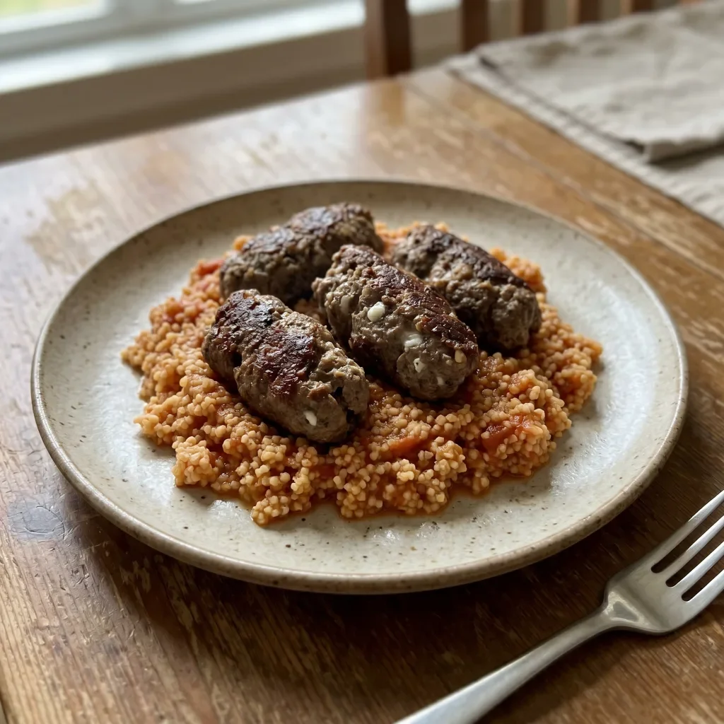 Beef Kofta with Couscous