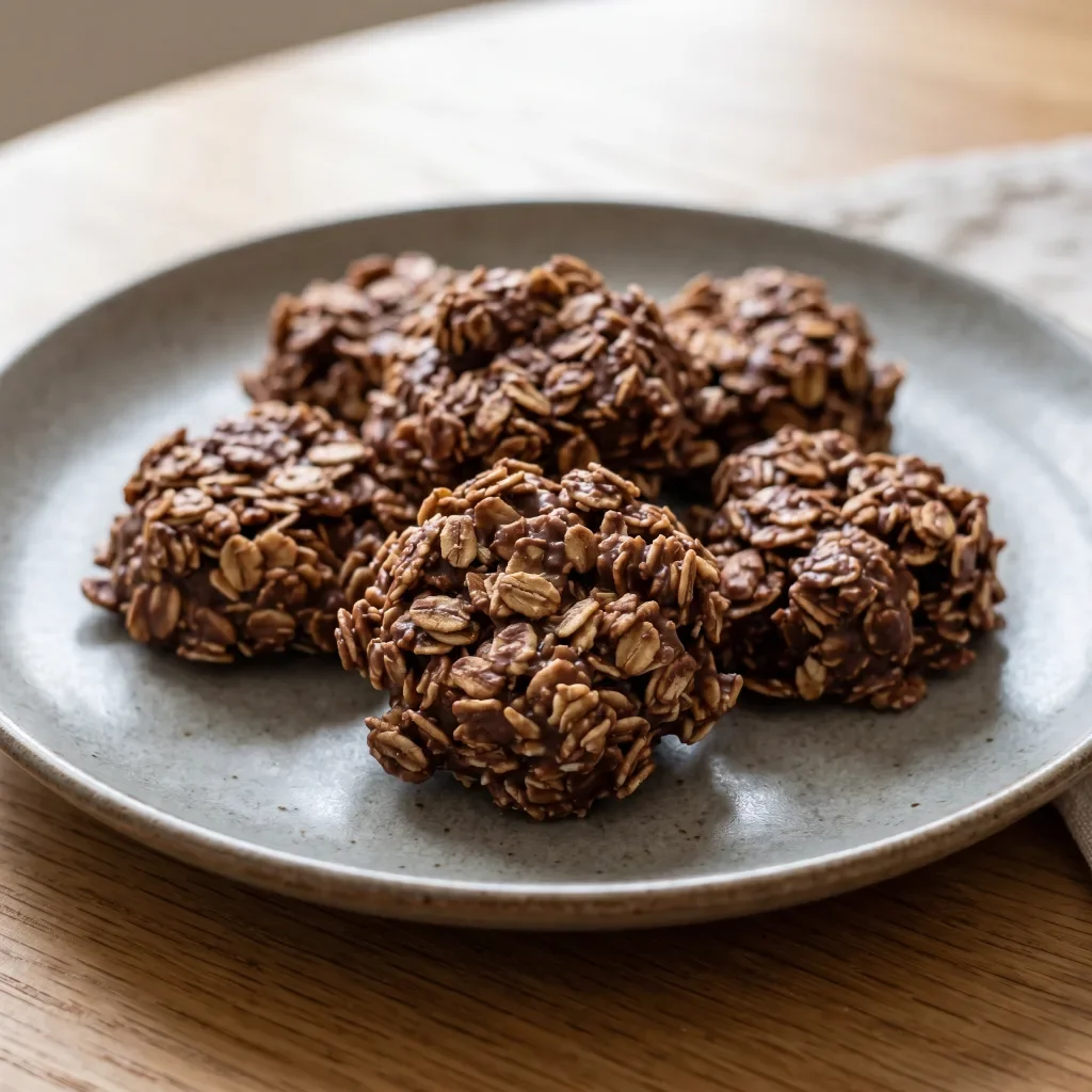 No-Bake Chocolate Oat Clusters