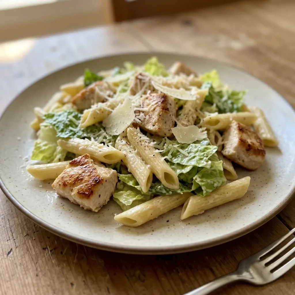 Chicken Caesar Penne Salad