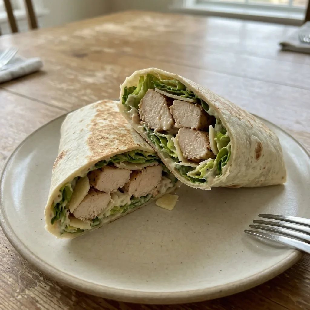 Chicken Caesar wrap