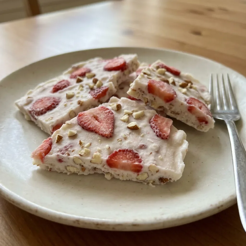Strawberry Yogurt Bark