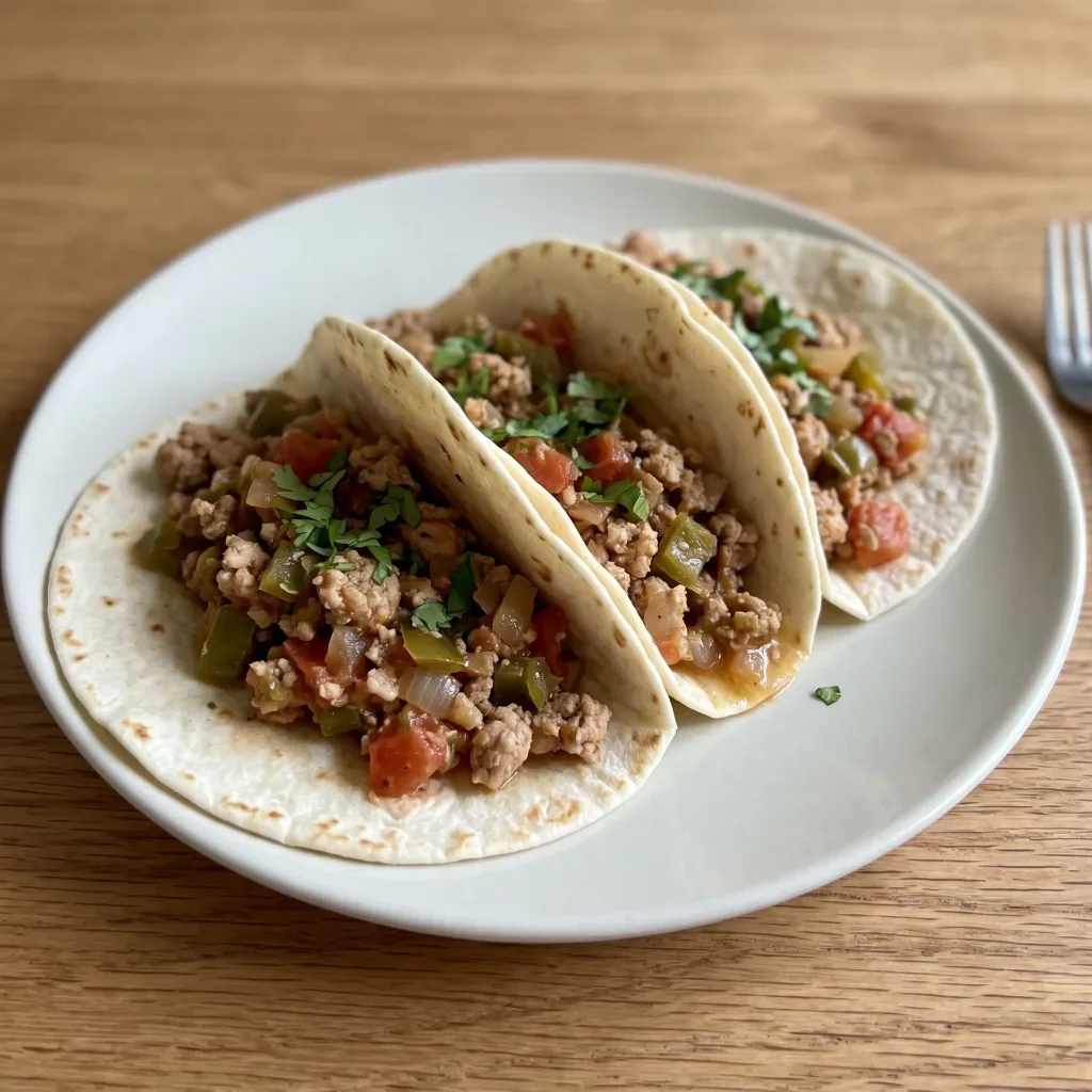 Anaheim Pepper Turkey Tacos