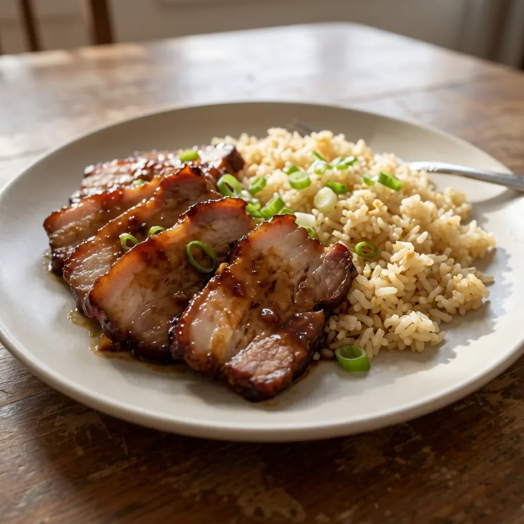 Pork Char Siu with Ginger Rice