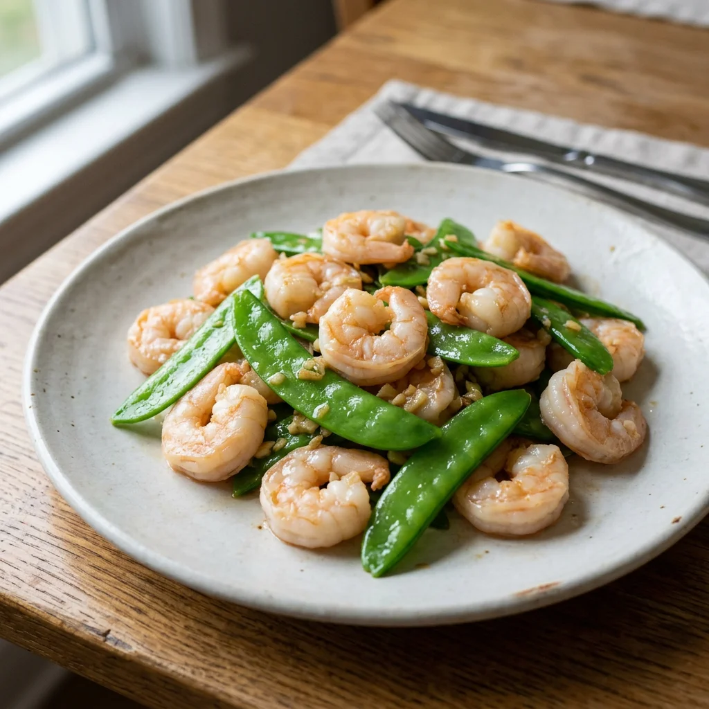 Shrimp and Snow Pea Stir-Fry