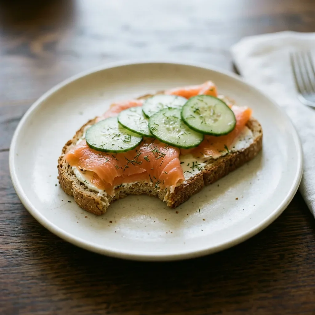 Smoked Salmon & Cream Cheese Sandwich