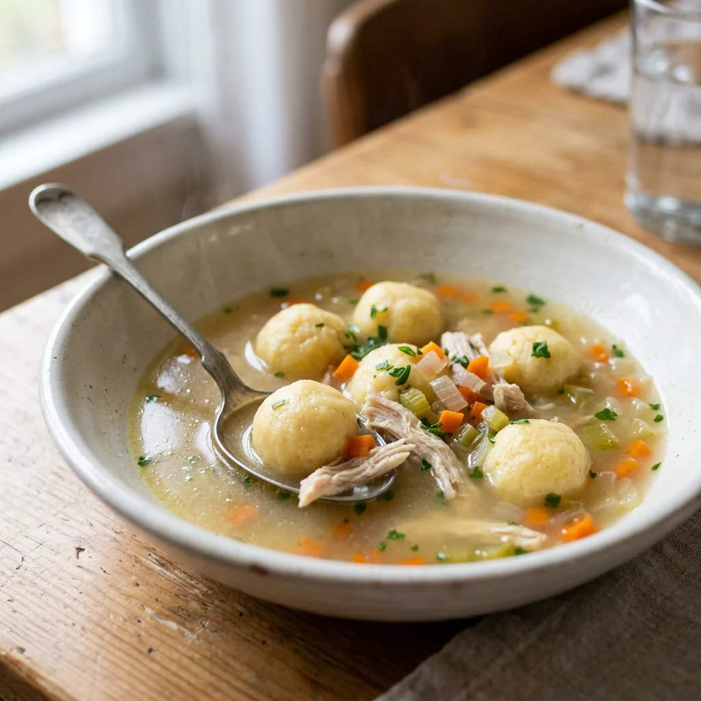 Single Vori Vori Chicken Dumpling Soup