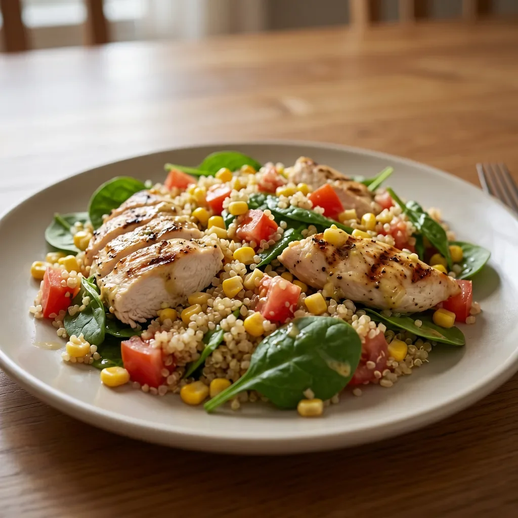 Chicken Quinoa Corn Salad