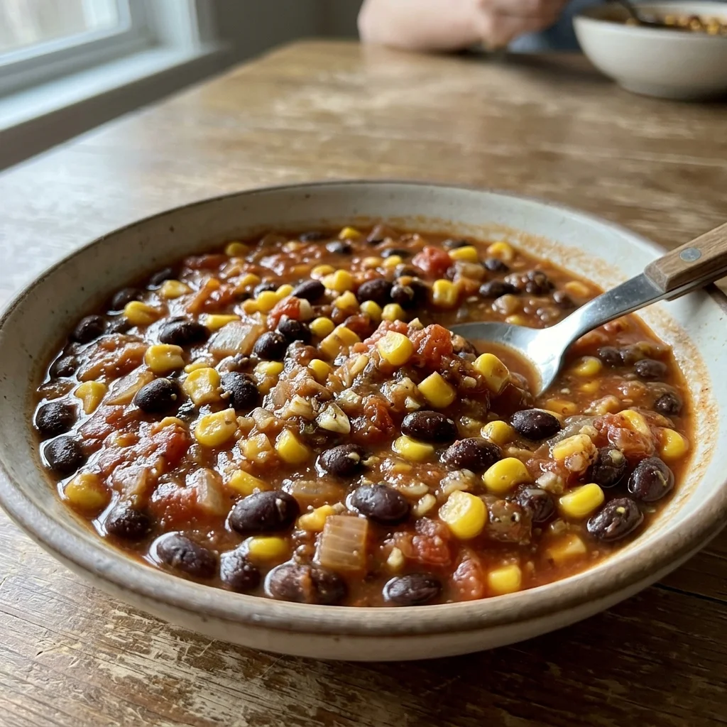 Black Bean Corn Chili Pot