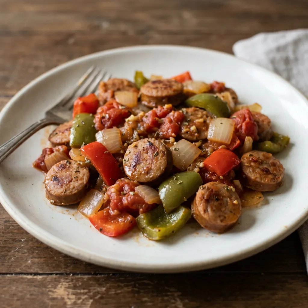 Sausage and Peppers Skillet