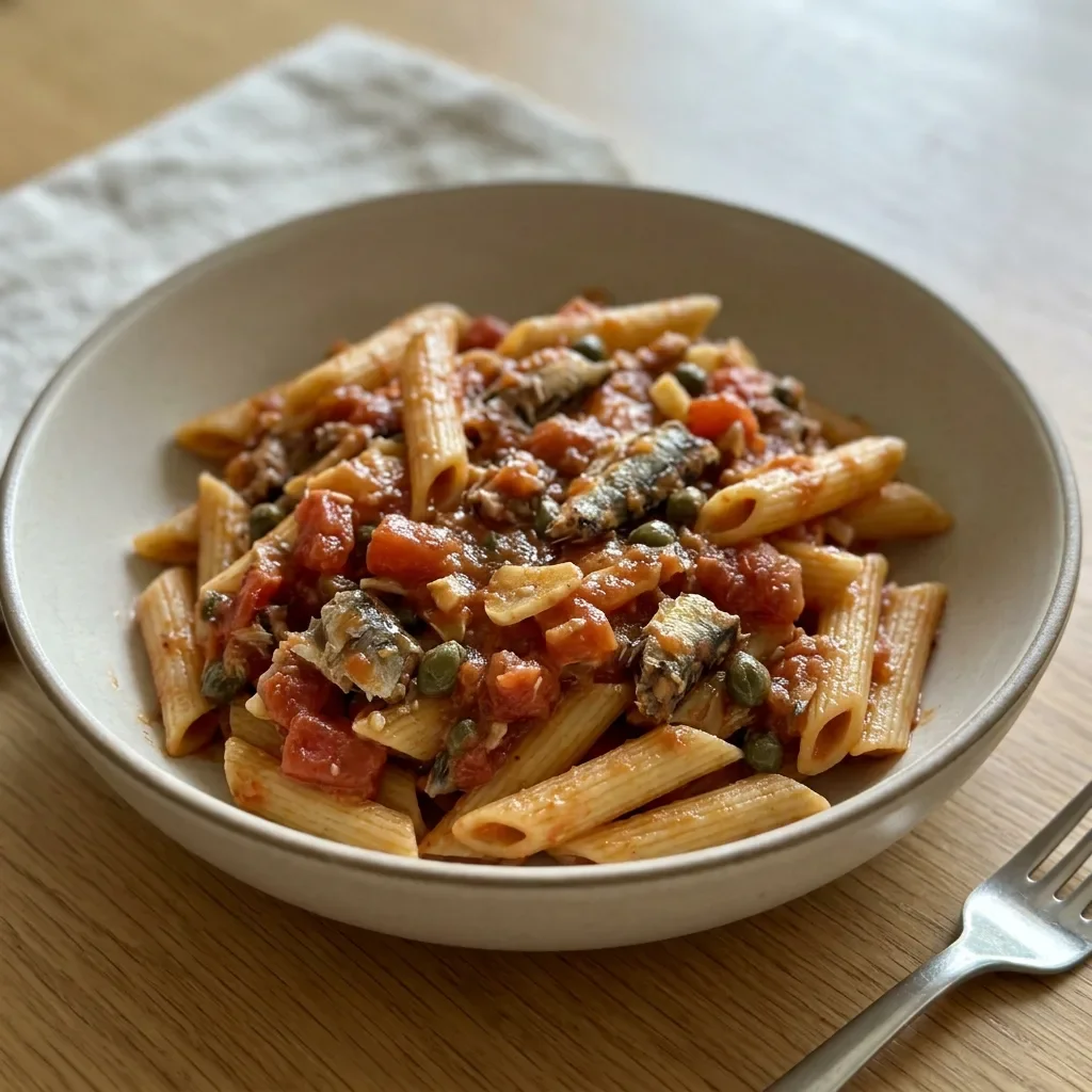 Sardine Tomato Penne