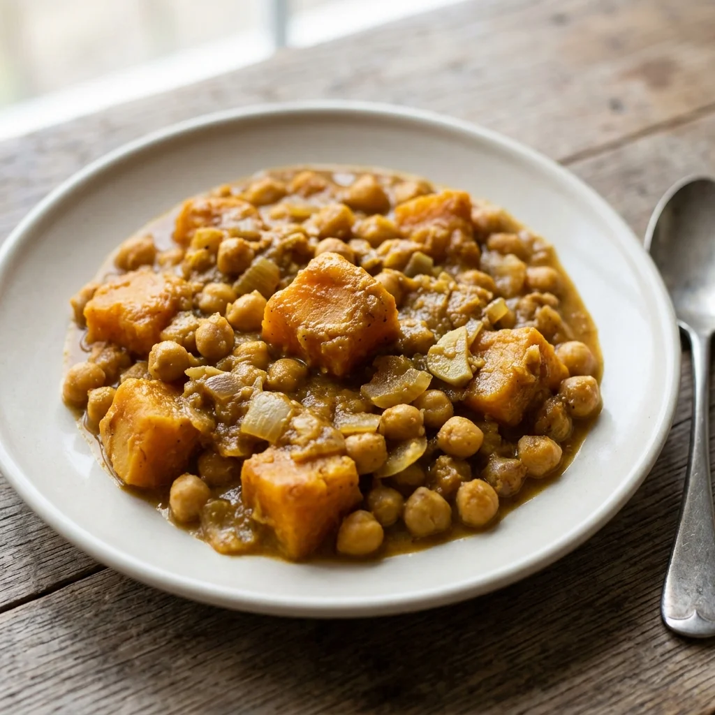 Chickpea Pumpkin Coconut Curry