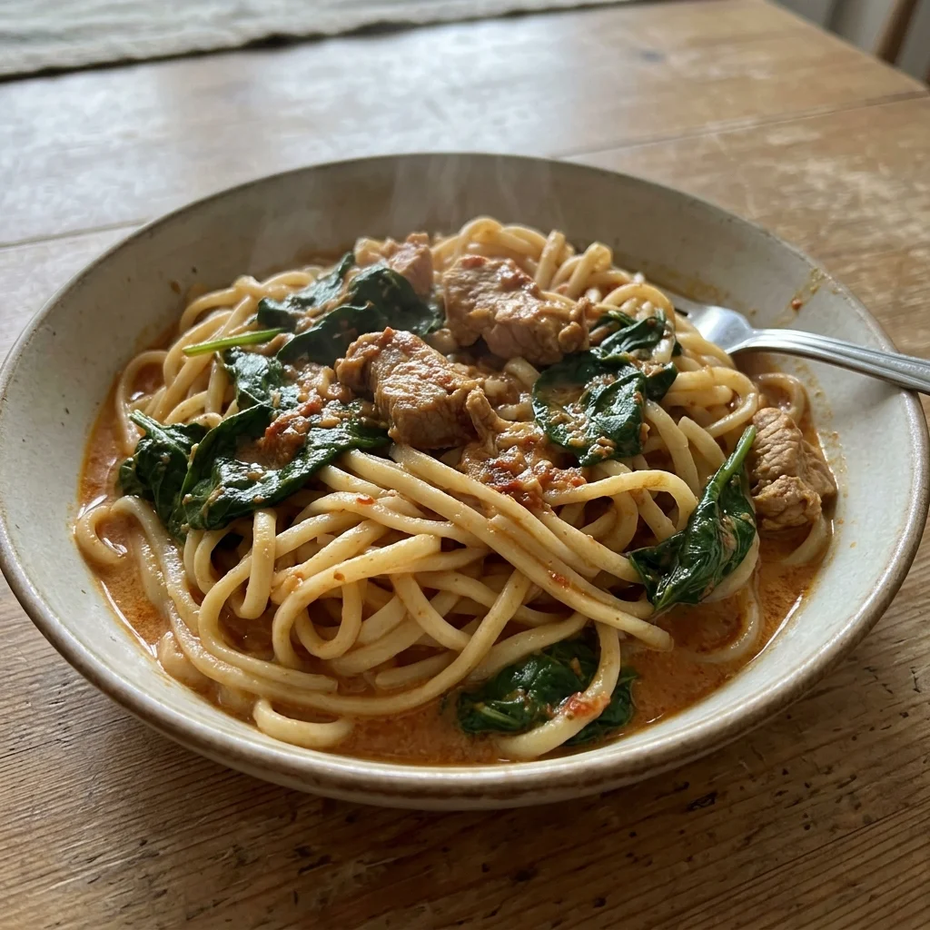 Thai Coconut Pork Noodles