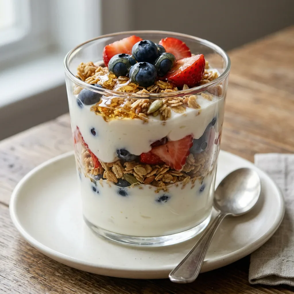 Berry yogurt parfait