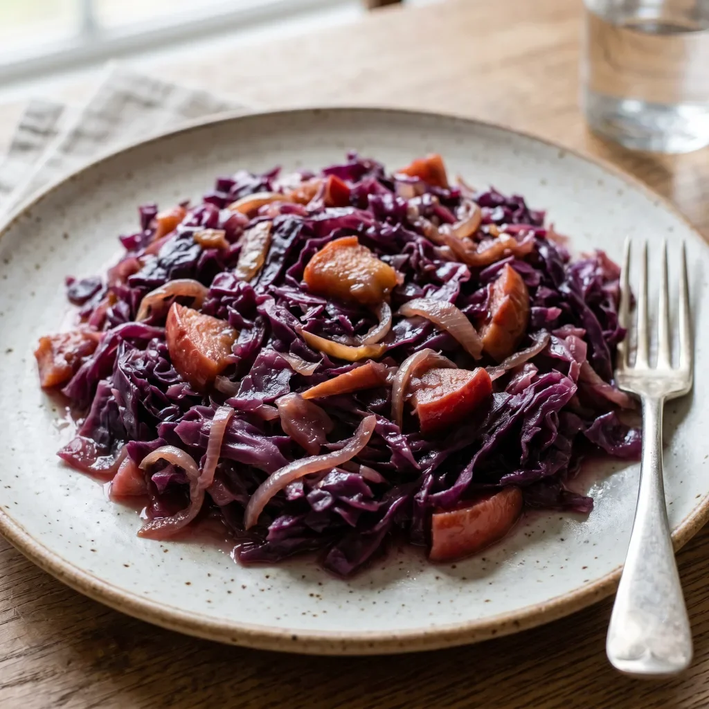 German Red Cabbage with Apple