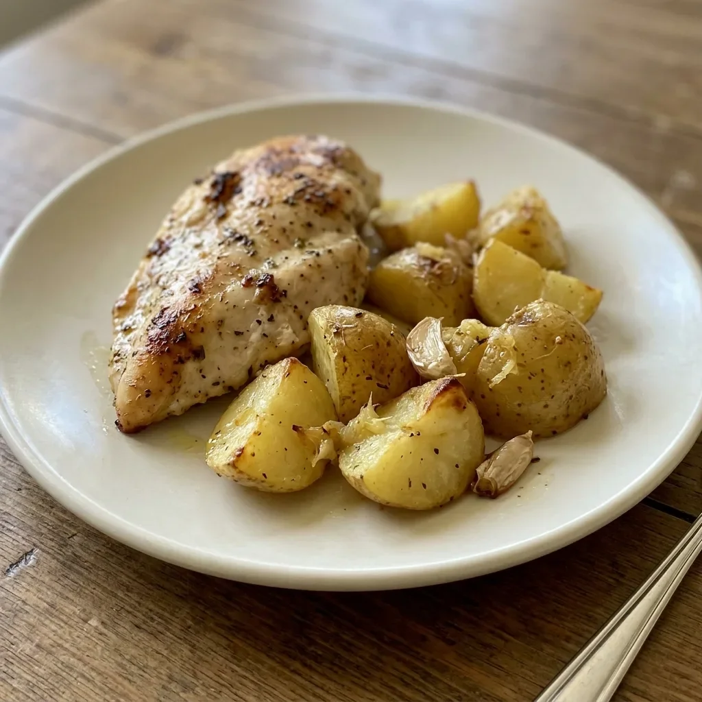 Greek chicken lemon potatoes