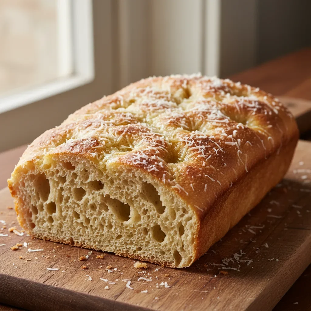 Homemade focaccia