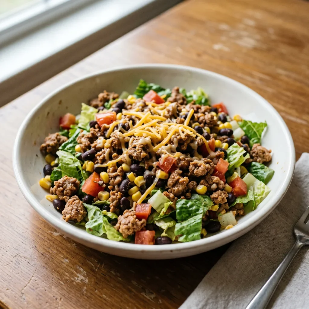Turkey Taco Lettuce Salad