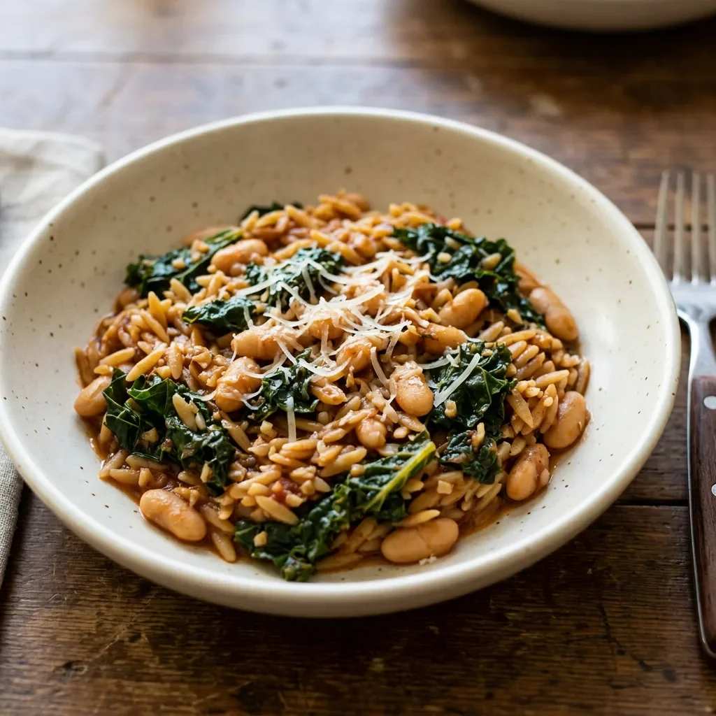Tuscan Kale Cannellini Orzo