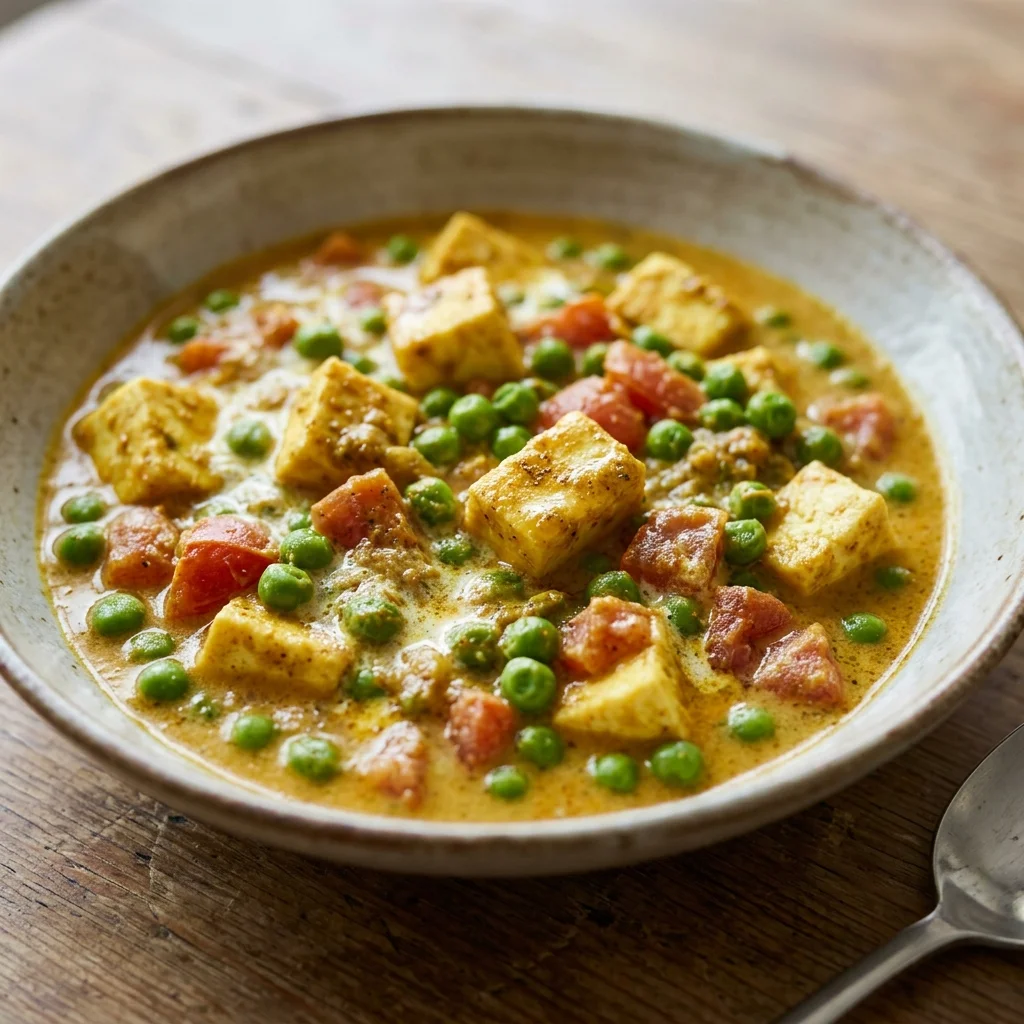 Paneer Pea Tomato Curry