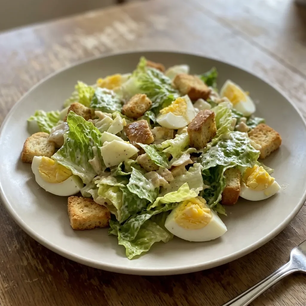 Crouton Caesar Egg Salad