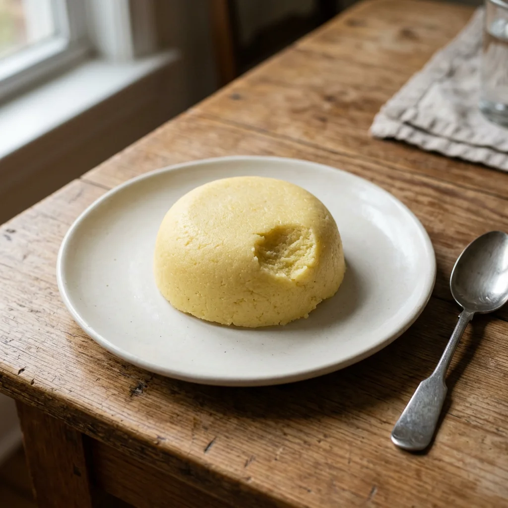 Yellow Cornmeal Ugali Single Dome